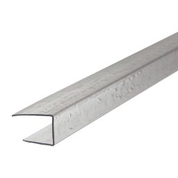 SNAPA Clear C-shaped Profile Capping strip, (L)4m (W)20mm