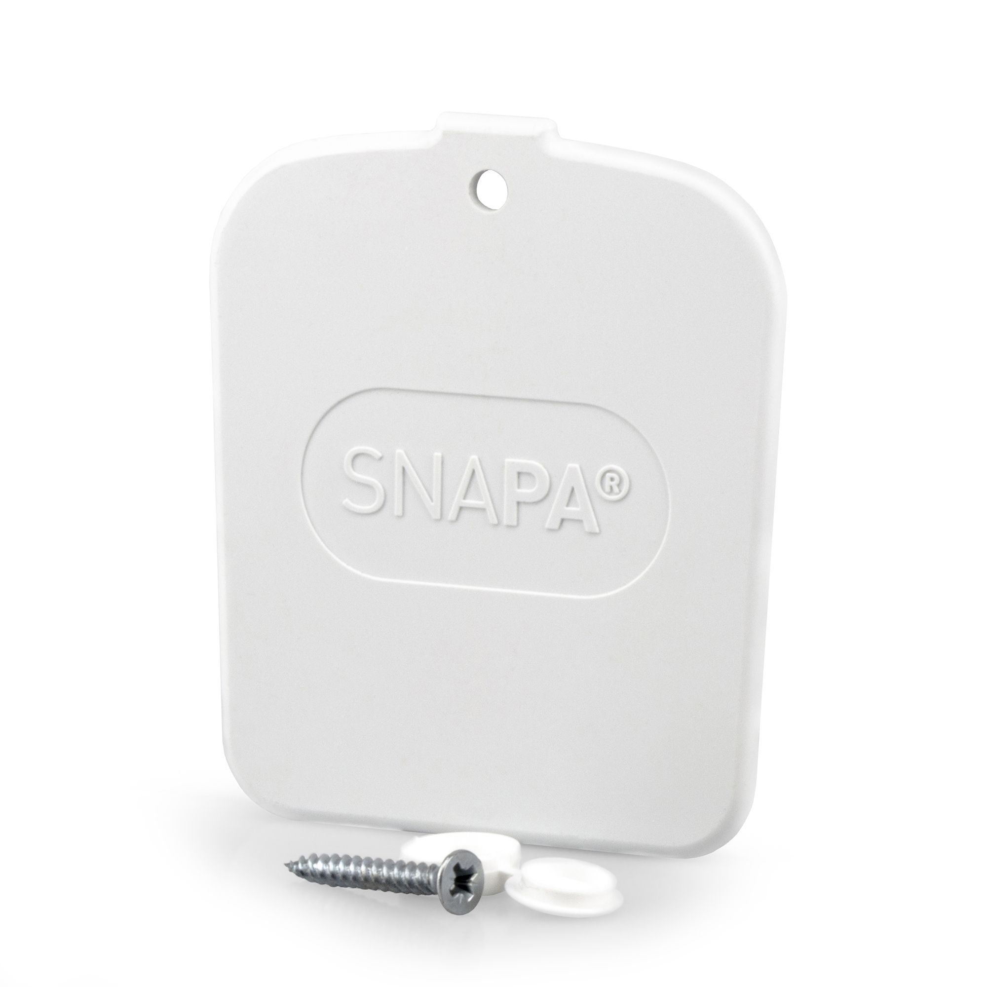 SNAPA White End cap (L)0.08m (W)64mm (T)3mm