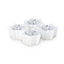 Snowflake Unscented Tea lights, Pack of 4