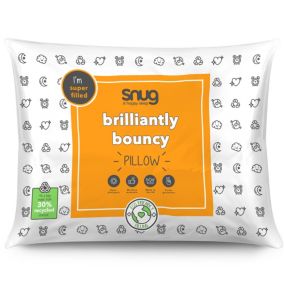 Snug Brilliant & Bouncy Medium Hypoallergenic Pillow, Pair of 2
