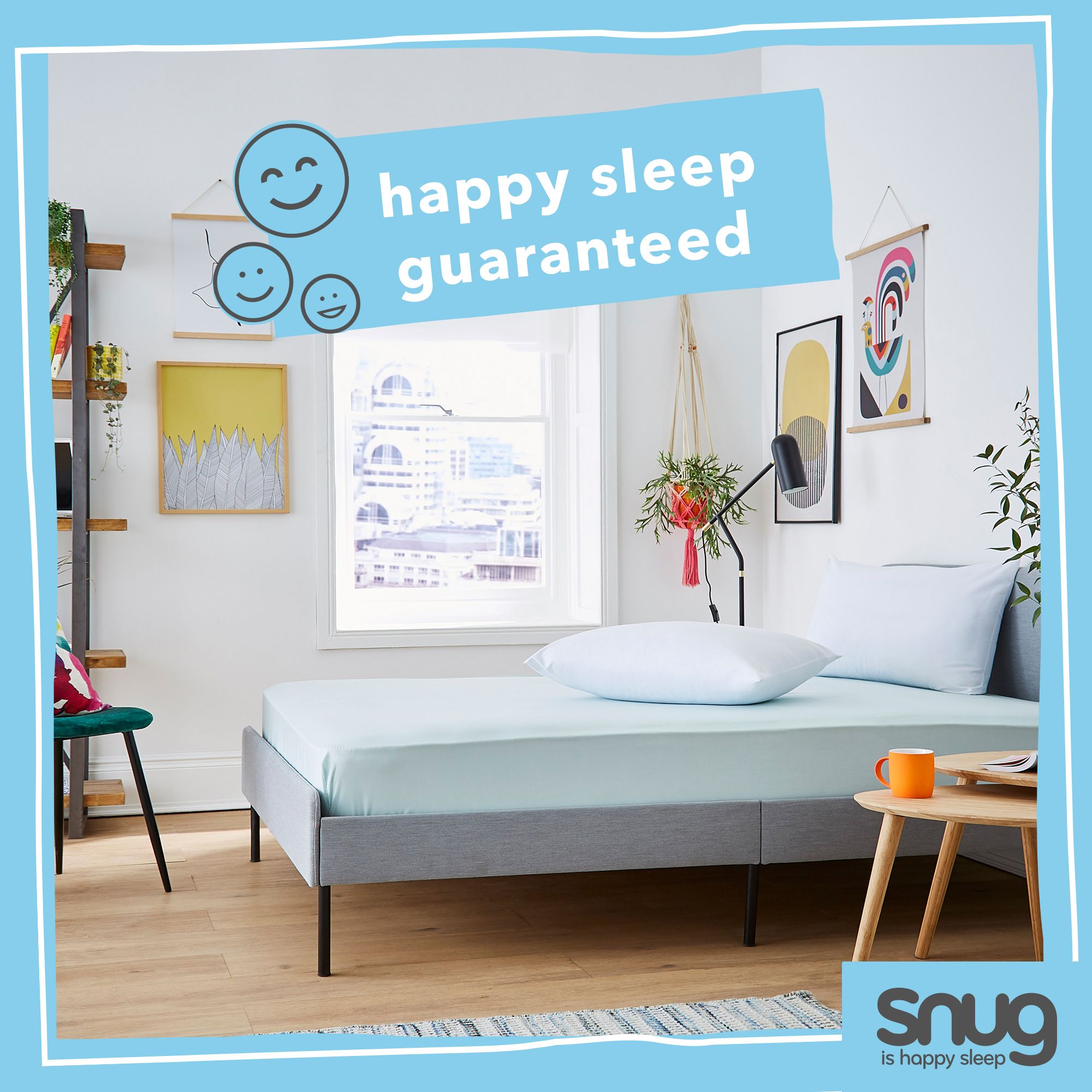 Snug Chill out Medium Pillow, Pair of 2