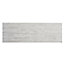 Soft travertin Light grey Matt 3D decor Stone effect Ceramic Wall Tile, Pack of 9, (L)600mm (W)200mm