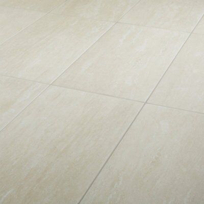Soft travertine Beige Matt Stone effect Porcelain Wall & floor Tile Sample