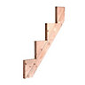 Softwood 4 step Deck riser (L) 1090mm