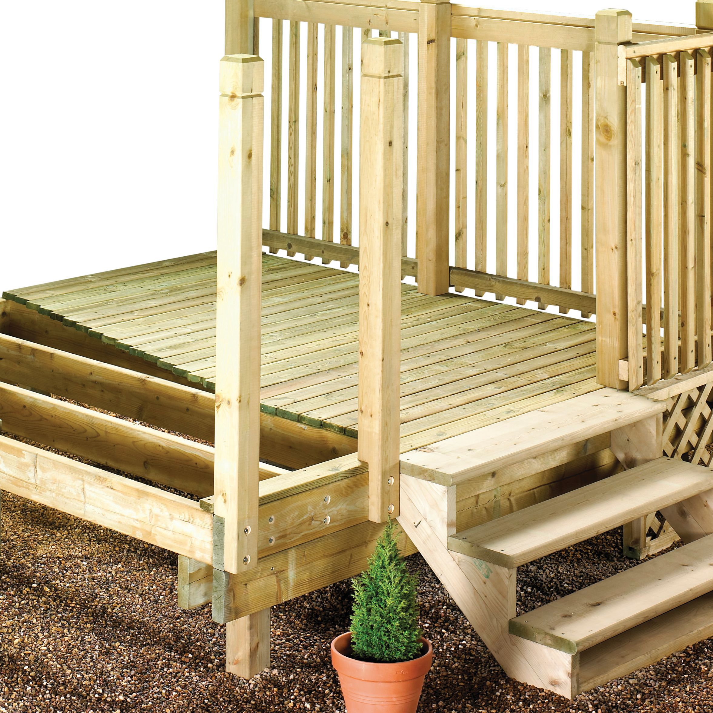 Softwood Deck riser (L) 1524mm
