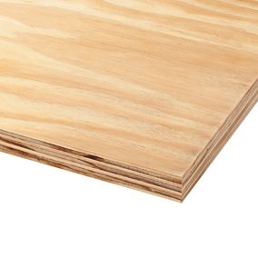 Softwood Plywood (L)2.44m (W)1.22m (T)18mm