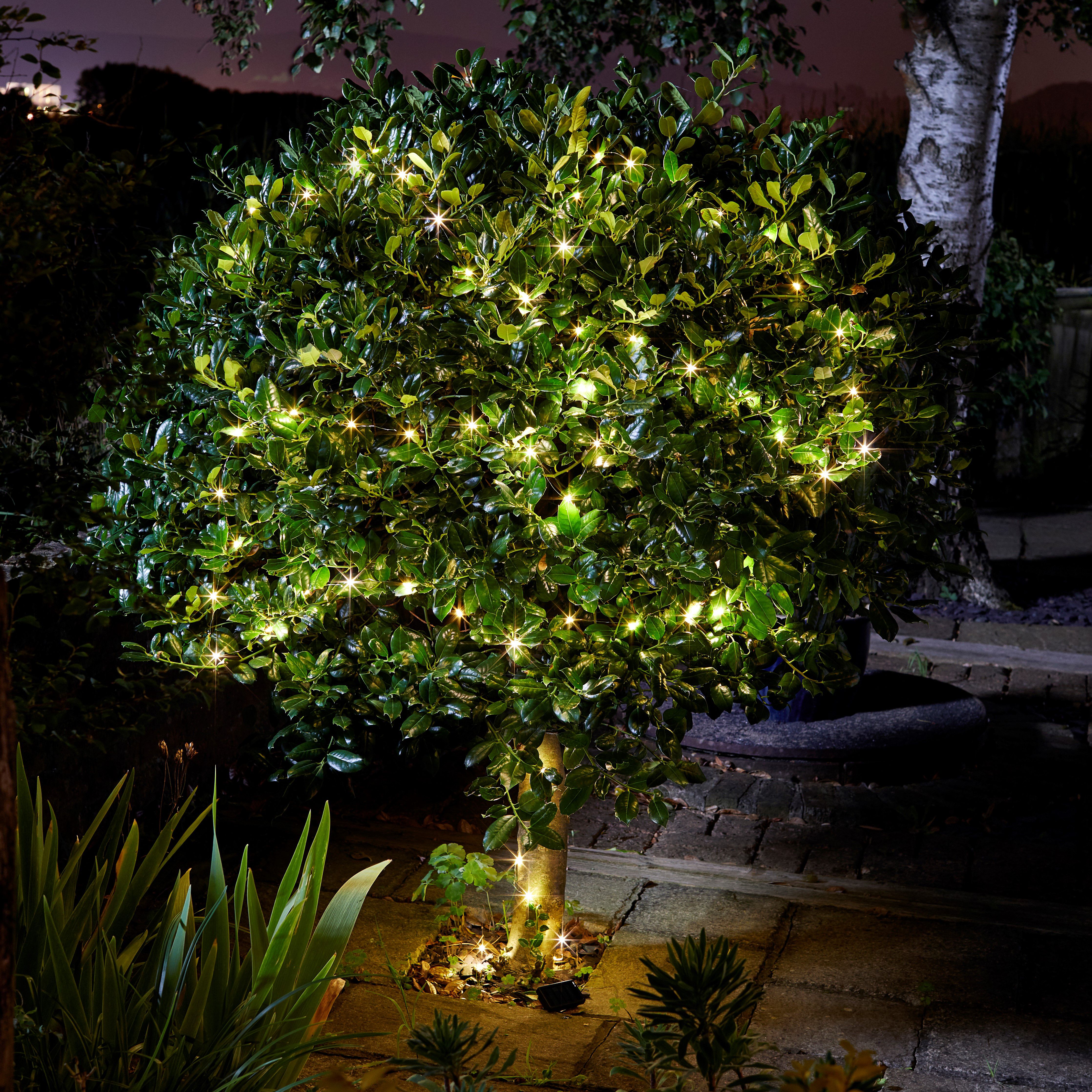 Green led garden deals lights