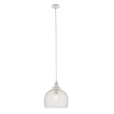 Solent Cage White Antique brass effect Pendant ceiling light, (Dia)280mm