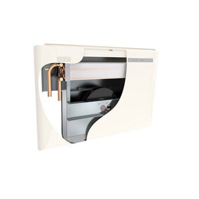 Solo 3 Curved White Column Radiator, (W)610mm x (H)410mm