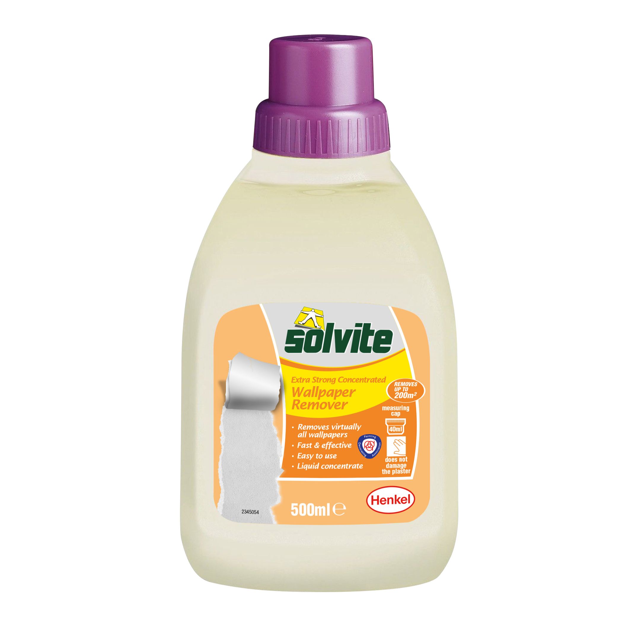 Solvite Concentrated Wallpaper remover, 0.5L