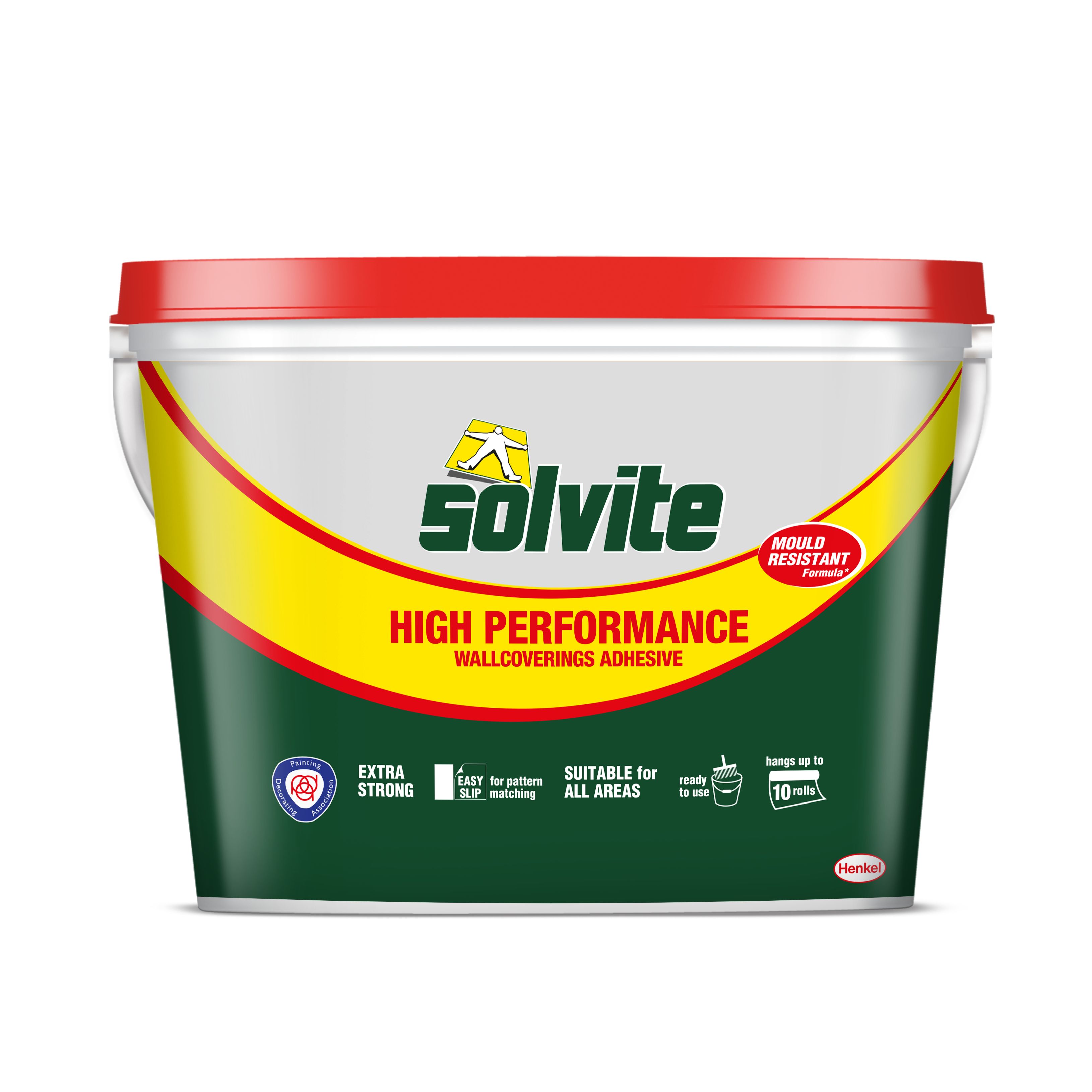 Solvite Ready mixed Wall covering Adhesive 10kg - 10 rolls