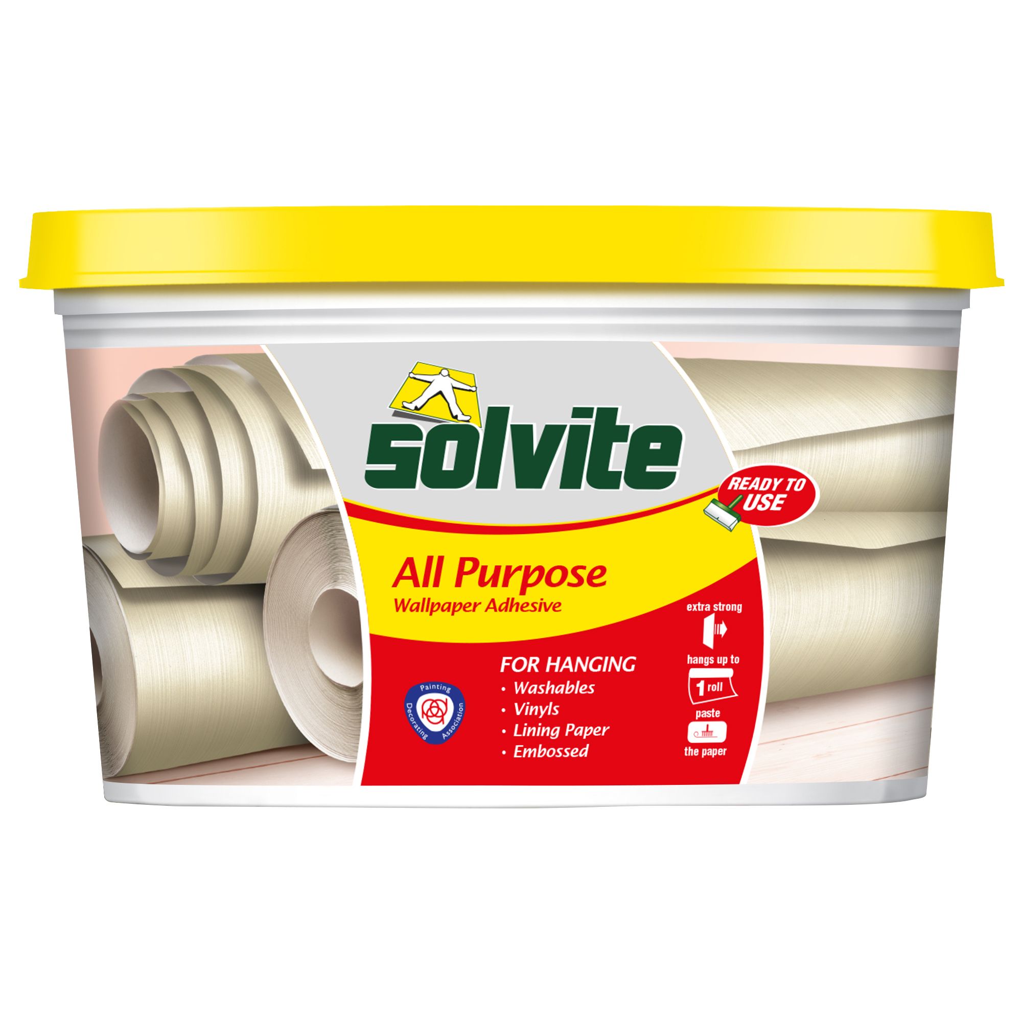 Solvite Wallpaper Adhesive 1kg Diy At B Q