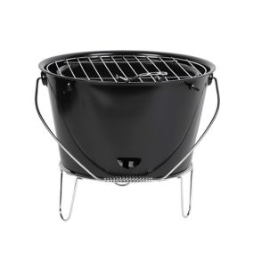 Sommen Black Charcoal Bucket Barbecue