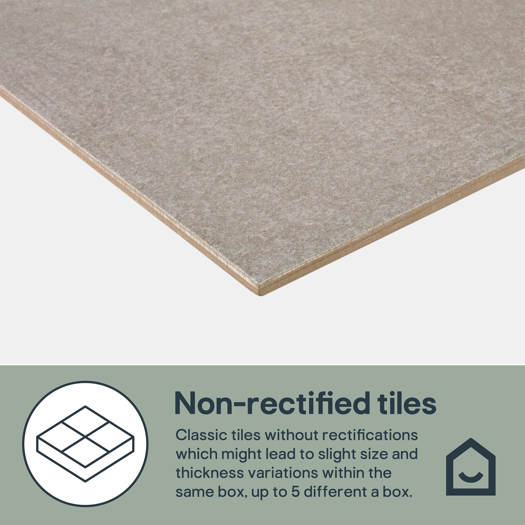 Sonora Grey Matt Concrete effect Textured Porcelain Indoor Wall & floor Tile, Pack of 7, (L)600mm (W)300mm