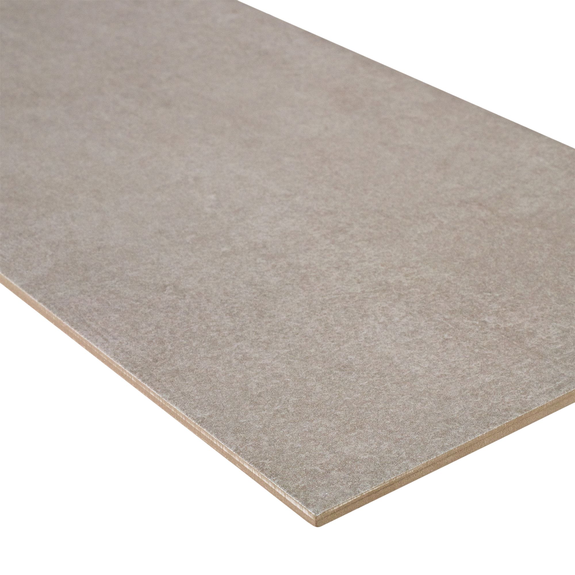 Sonora Grey Matt Concrete effect Textured Porcelain Indoor Wall & floor Tile, Pack of 7, (L)600mm (W)300mm