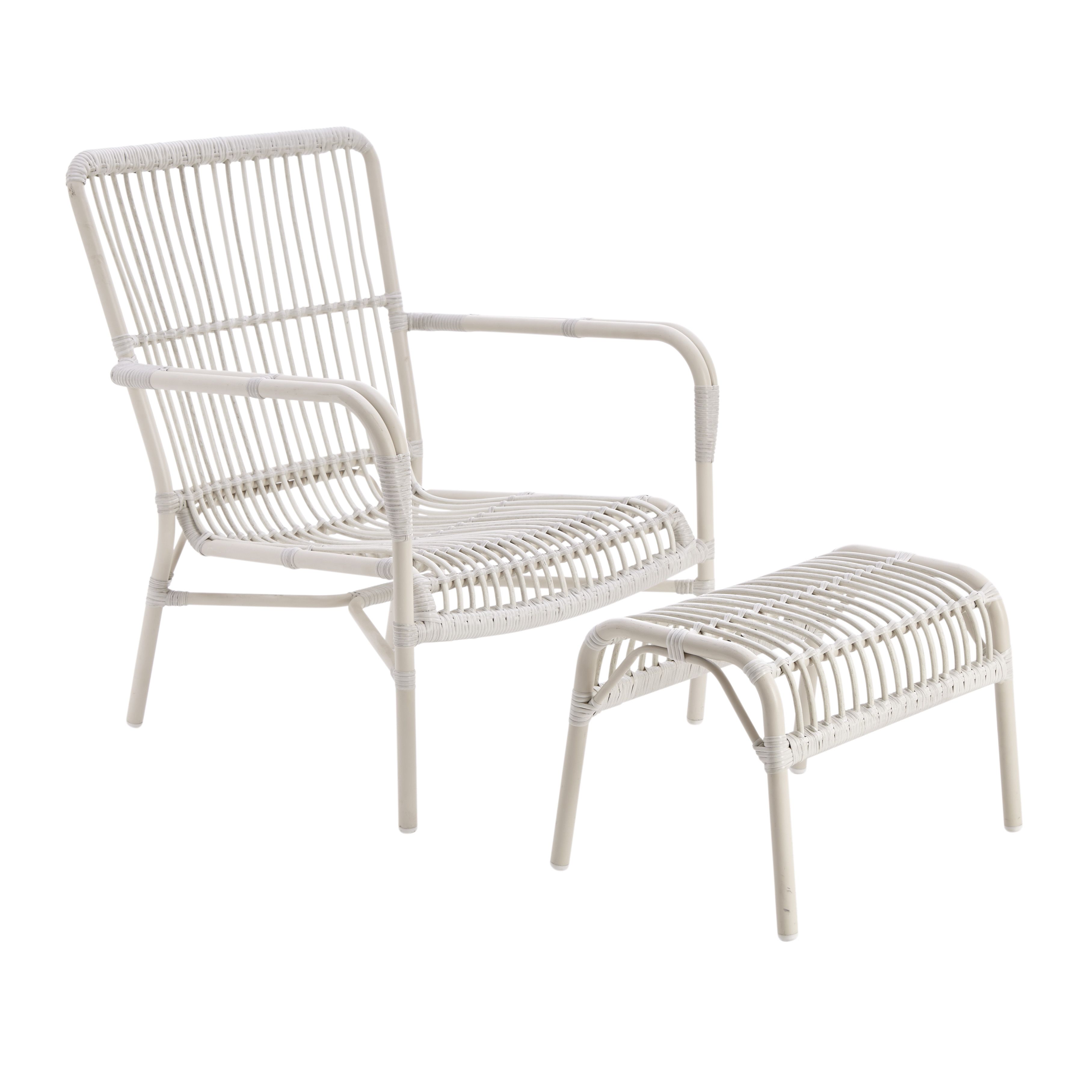 Soren White Foot Stool Diy At B Q