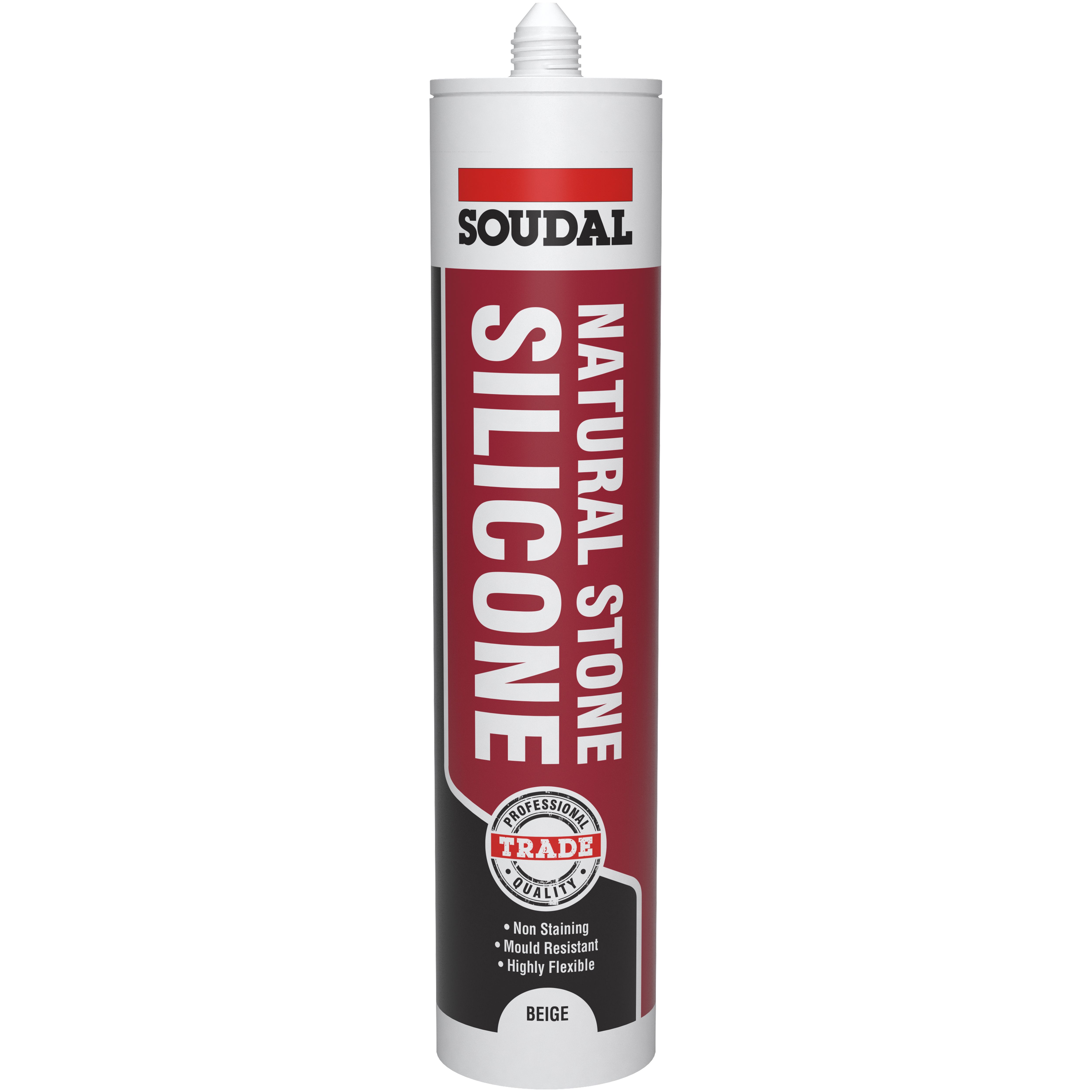 Soudal Grey Silicone-based Tiles Sealant, 290ml | DIY at B&Q