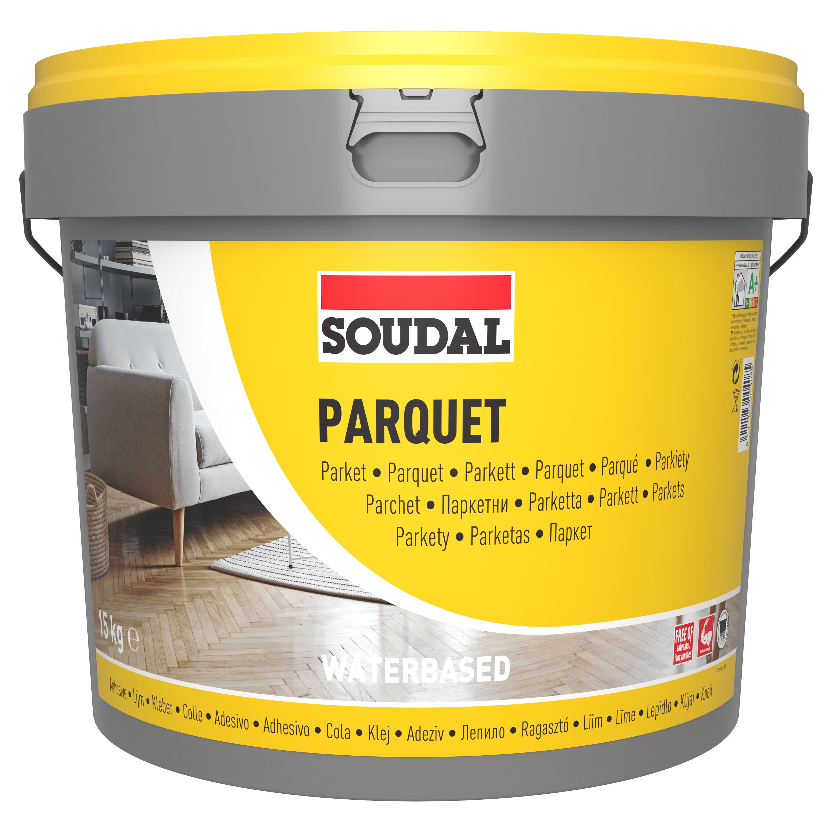 Soudal Parquet Flooring Adhesive 15kg DIY at B&Q
