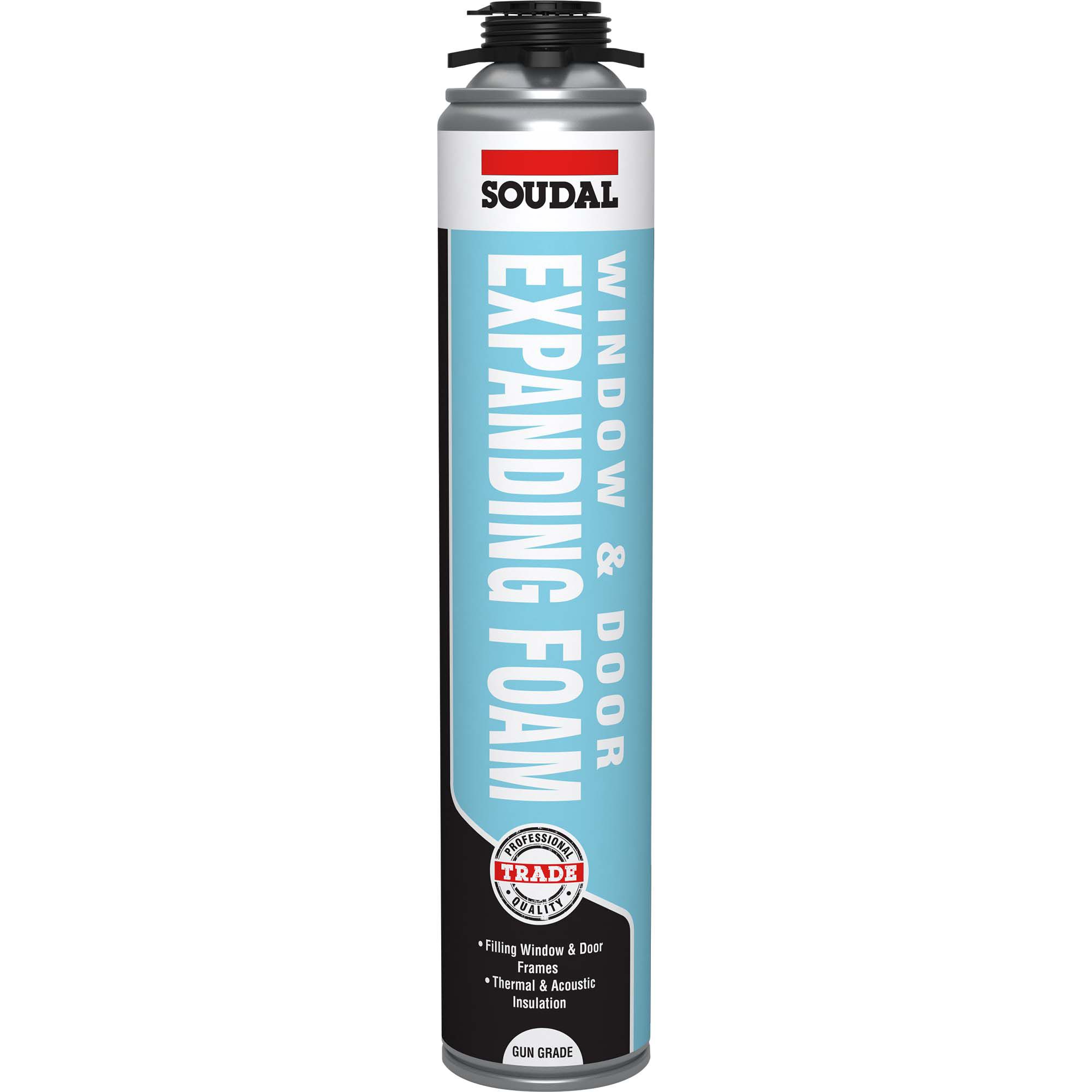 Soudal Trade Window & Door Gun Grade Expanding Foam 750ml | DIY At B&Q