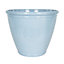 Southern patio Sullivan Blue Polypropylene (PP) & polystyrene (PS) Motif emblem Round Plant pot (Dia)45.5cm