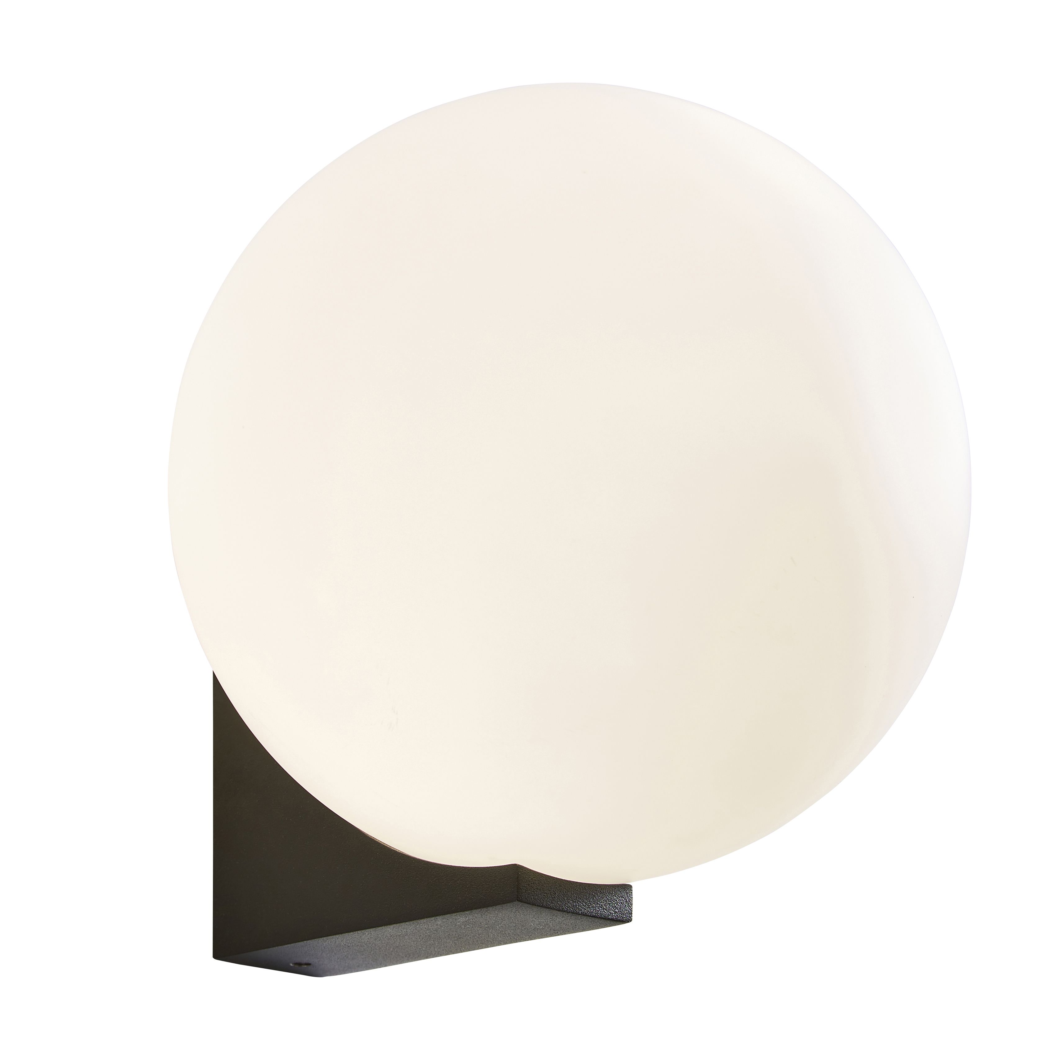 Spa Peel Matt Black Wired Wall light