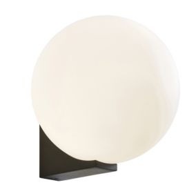 Spa Peel Matt Black Wired Wall light