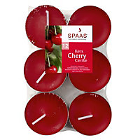 Spaas Cherry Tea lights, Pack of 12