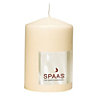 Spaas Ivory Unscented Pillar candle, Large
