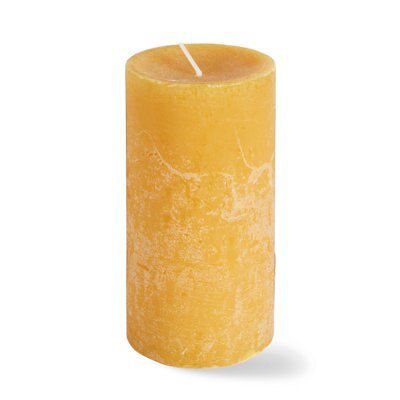 Spaas Ochre Rustic Exotic wood Large Pillar candle