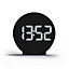 Space Hotel Spheratron Contemporary Black Digital Alarm clock
