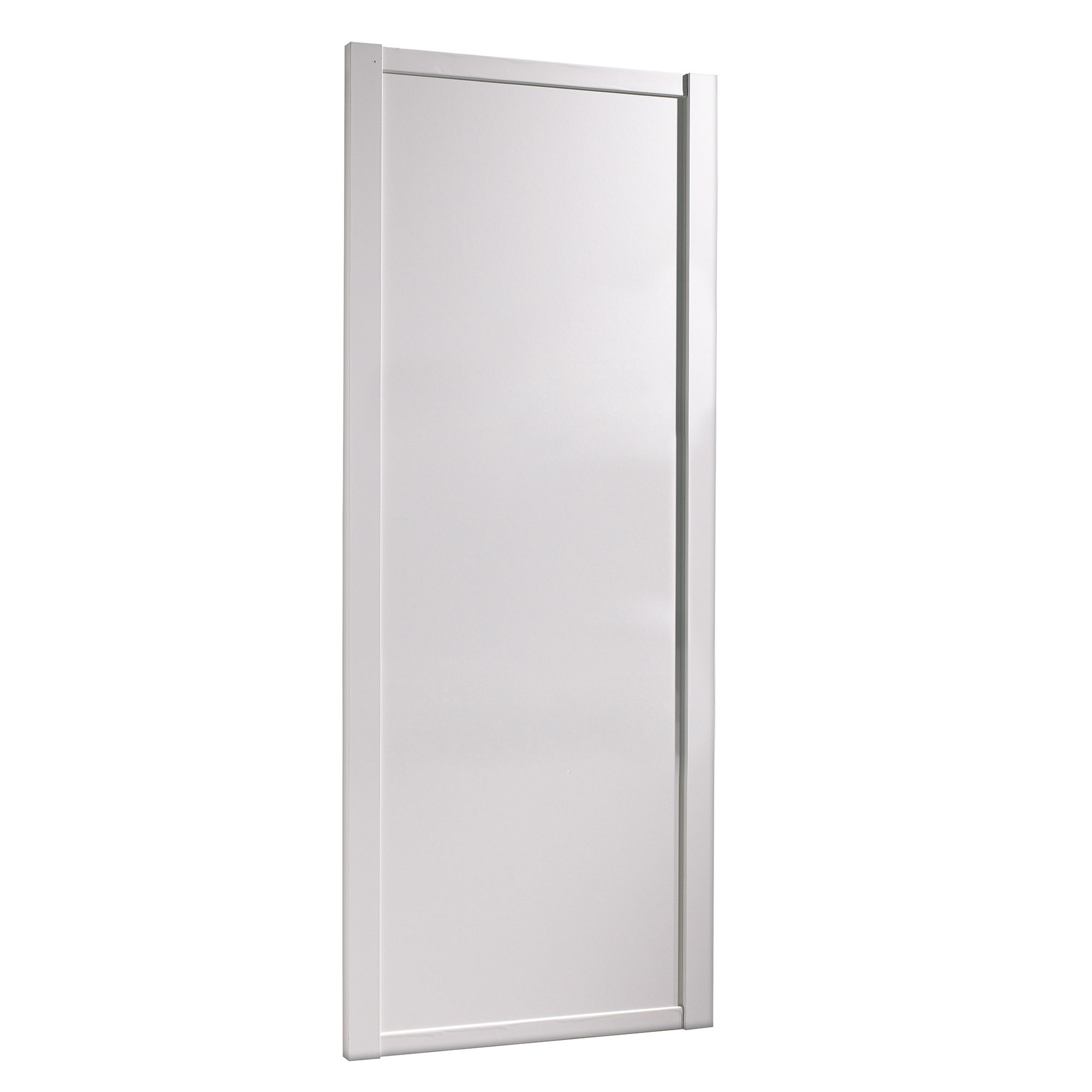 Spacepro 1 Panel Matt white Sliding wardrobe door (H)2220mm (W)914mm