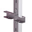 Spacepro Aura Chrome effect Steel Shelving bracket (H)27mm (D)150mm, Pack of 2