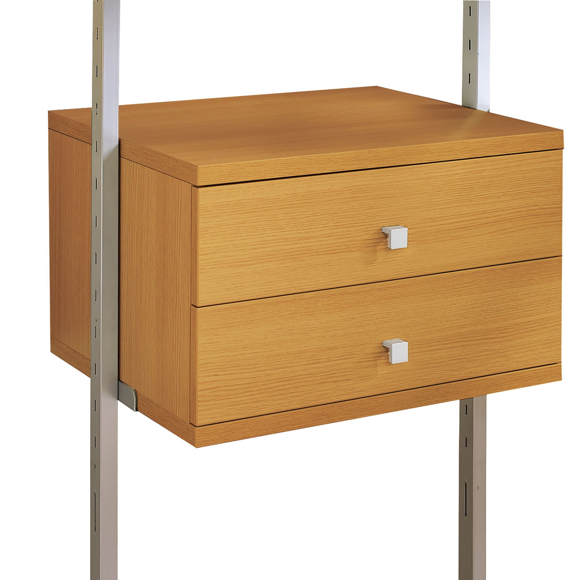 Spacepro Aura Oak effect Small Drawer kit (H)350mm (W)550mm (D)500mm ...