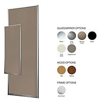 Spacepro Made to measure Mirrored Sliding wardrobe door x (W) 900mm
