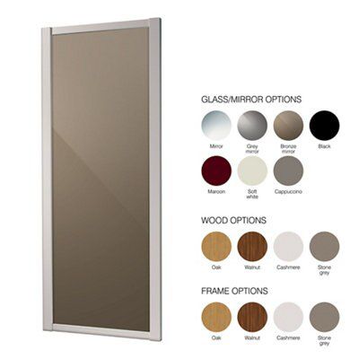 Spacepro Made to measure Sliding wardrobe door x (W) 1200mm