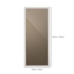 Spacepro Made to measure Sliding wardrobe door x (W) 900mm