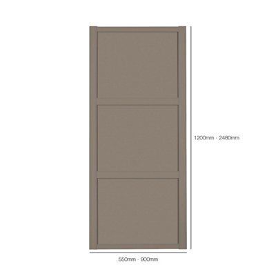 Spacepro Made to measure Sliding wardrobe door x (W) 900mm