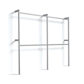 Spacepro Relax Satin silver effect Storage solution (H)2280mm (L)2500mm (D)250mm