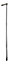 Spacepro Relax Silver effect Stanchion (H)2280mm