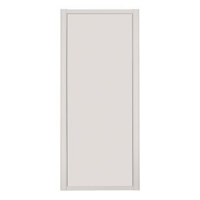 Spacepro Shaker Cashmere frame Single panel Sliding wardrobe door (W) 762mm