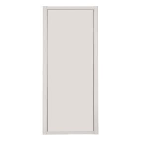 Spacepro Shaker Cashmere frame Single panel Sliding wardrobe door (W) 914mm