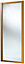 Spacepro Shaker Oak effect Mirrored Sliding wardrobe door (H) 2220mm x (W) 762mm