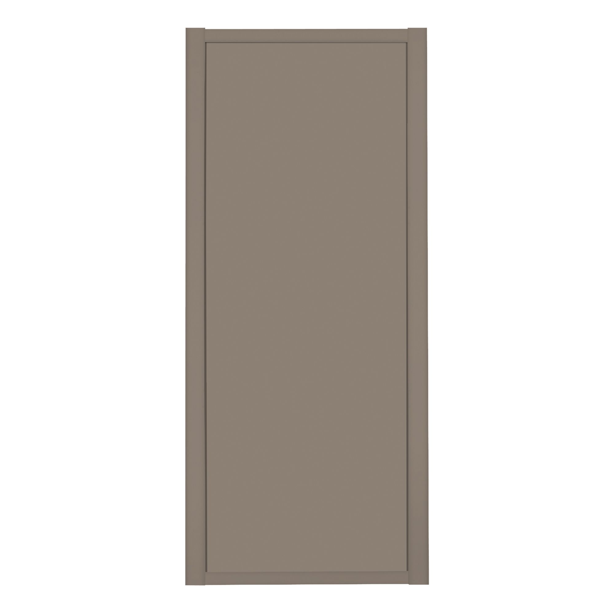 Spacepro Shaker Stone grey frame Single panel Sliding wardrobe door (W) 610mm