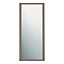 Spacepro Shaker Stone grey Single panel Mirrored Sliding wardrobe door (H) 226mm x (W) 762mm