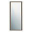 Spacepro Shaker Stone grey Single panel Mirrored Sliding wardrobe door (H) 226mm x (W) 914mm