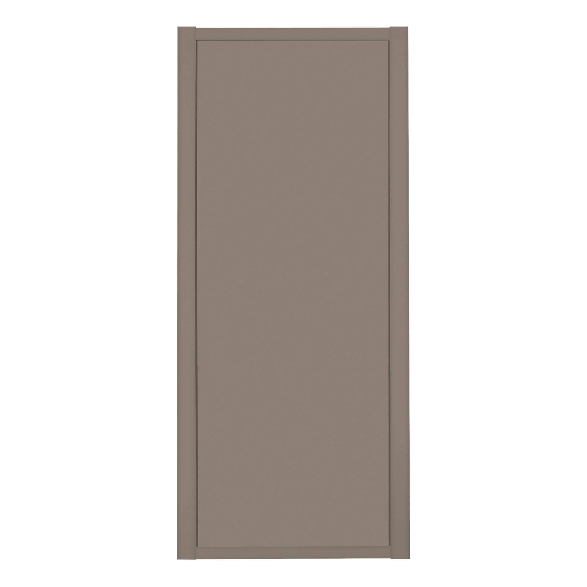 Spacepro Shaker Stone grey Single panel Sliding wardrobe door x (W) 610mm