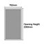 Spacepro Shaker Walnut effect Single panel Mirrored Sliding wardrobe door (H) 2223mm x (W) 762mm, Pack of 4