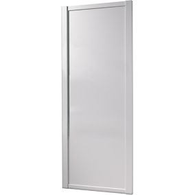 Spacepro Shaker White frame Sliding wardrobe door, (H)2220mm (W) 610mm