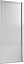 Spacepro Shaker White Sliding wardrobe door (H) 2220mm x (W) 762mm