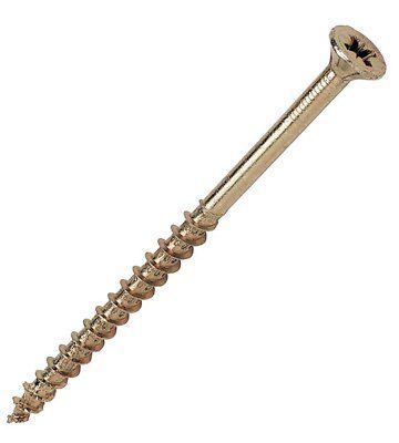 Spax PZ Flat countersunk Screw (Dia)6mm (L)100mm, Pack of 100